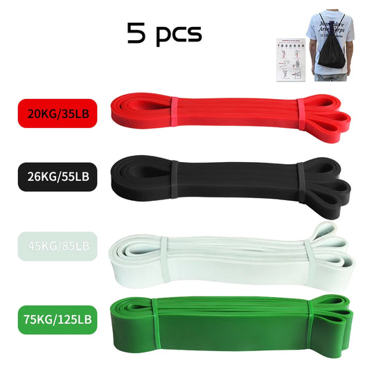 Heavy Duty Latex Resistance Band Exercise Elastic Band For Sport  Strength Pull Up Assist Band Workout Pilates Fitness Equipment