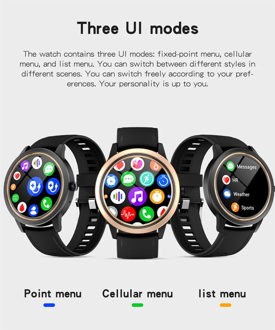 Women's Bluetooth Smart Watch - Heart Rate Blood Pressure Monitor Waterproof Smartwatch for Android & iOS