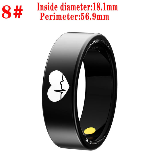 ECG Smart Ring - Heart Rate Body Temperature Health Tracker