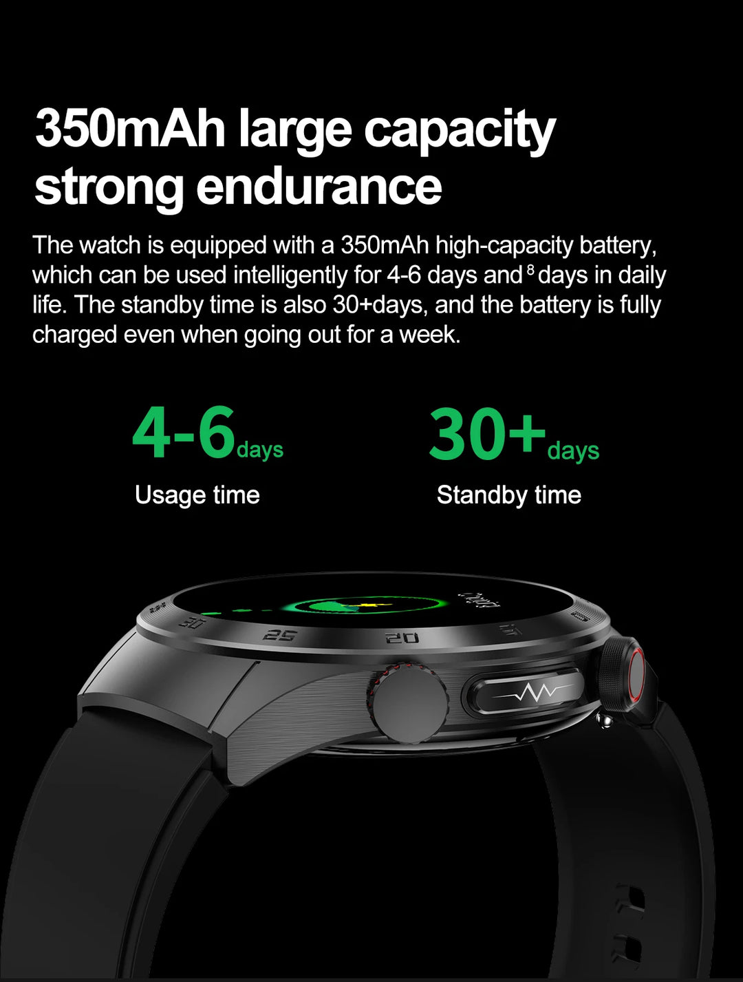 Smart Watch - Health Tracker Uric Acid Body Fat Bluetooth Call