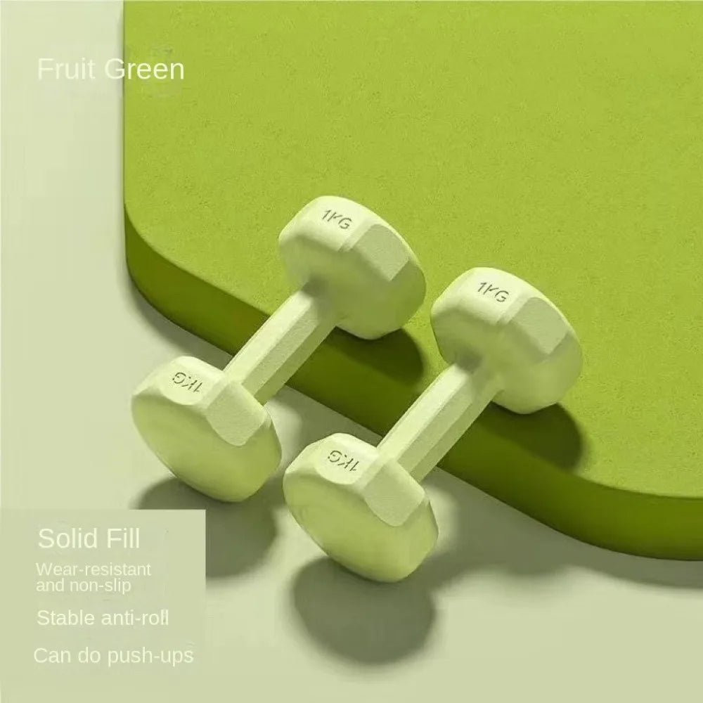 Fitness Dumbbell Set PVC Non-Slip