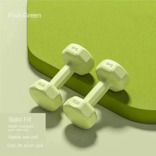 Fitness Dumbbell Set PVC Non-Slip