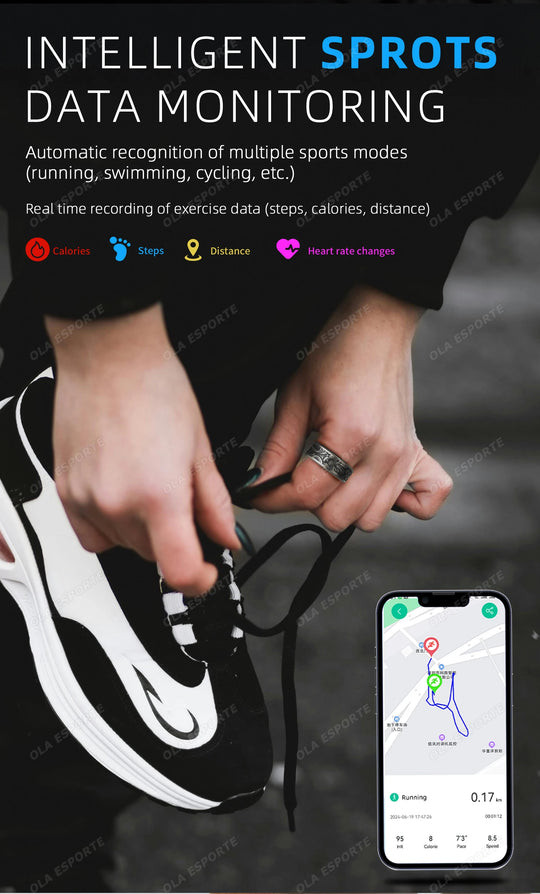 Smart Ring - Heart Rate Sleep Monitor IP68 Waterproof