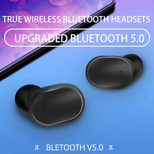 Wireless Bluetooth Earbuds - TWS Noise Cancelling Headset with Mic