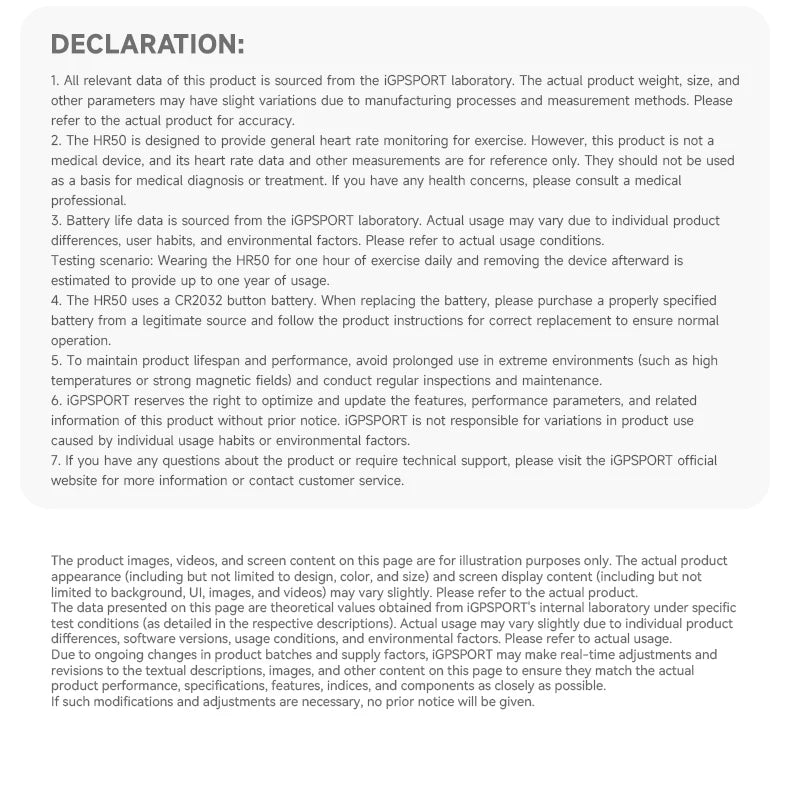 Heart Rate Monitor Sensor - Waterproof Bike Computer Fitness Tracker