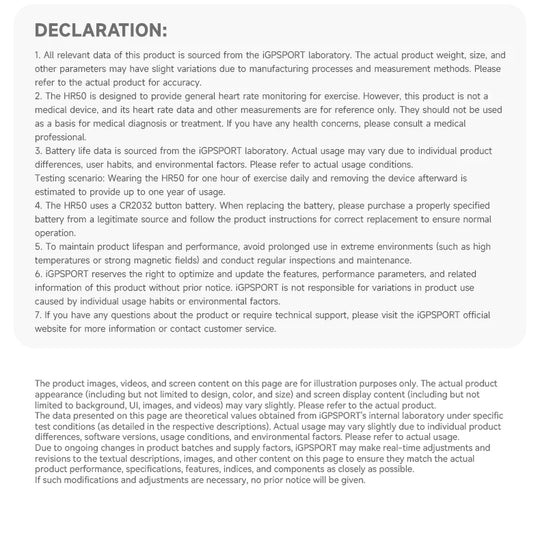 Heart Rate Monitor Sensor - Waterproof Bike Computer Fitness Tracker