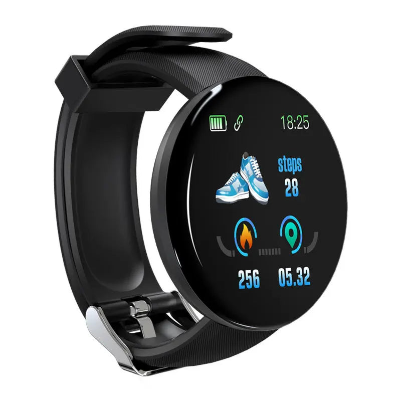 Smart Watch - Heart Rate Monitor Fitness Tracker Round Digital Watch