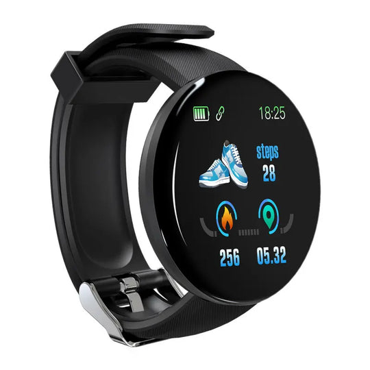 Smart Watch - Heart Rate Monitor Fitness Tracker Round Digital Watch