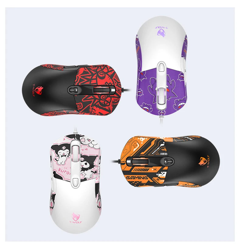 Wired Gaming Mouse - 6-Key High Precision Optical Mouse for PC & Laptop