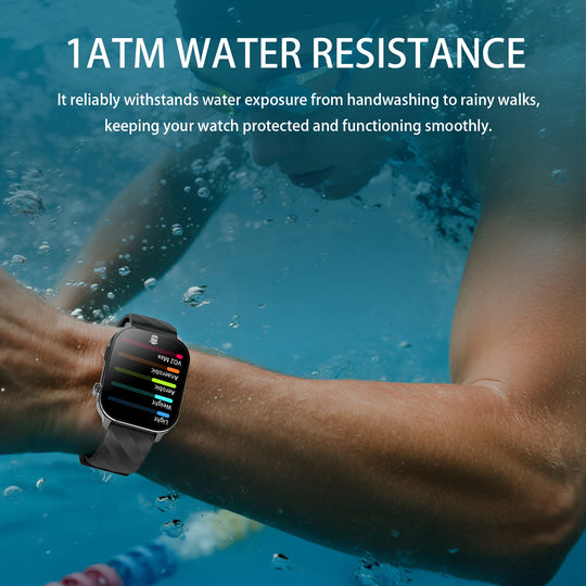 GPS Smart Watch - Heart Rate Blood Oxygen Pressure Bluetooth Call NFC