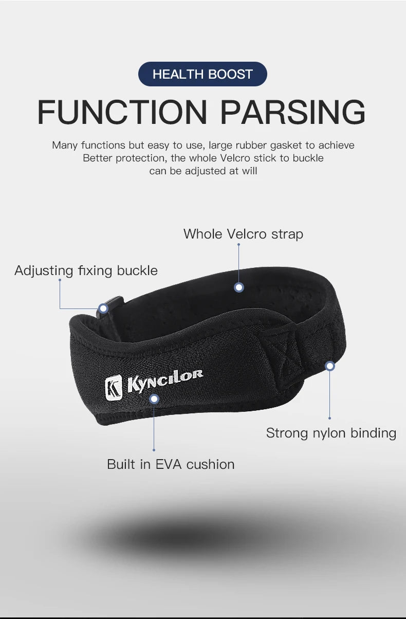 Adjustable Knee Pad for Pain Relief and Knee Support