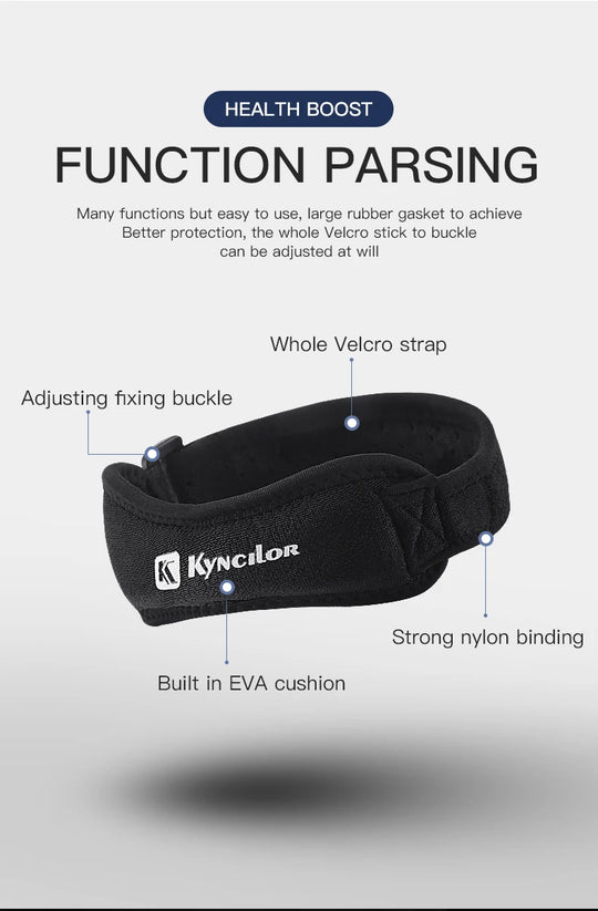Adjustable Knee Pad for Pain Relief and Knee Support