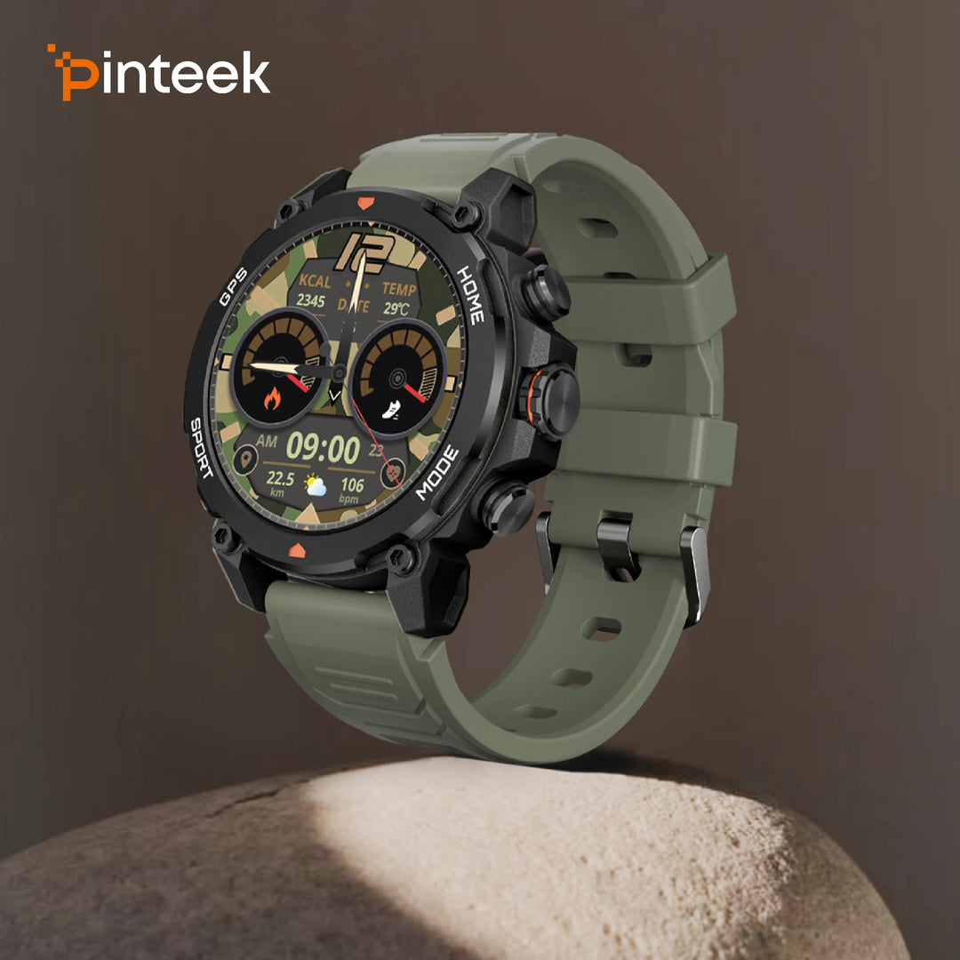 GPS Smartwatch - 1.43" AMOLED AI Sport Fitness Tracker with Bluetooth Call & Compass
