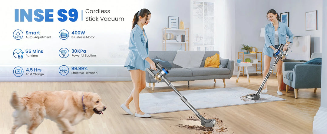 Stick Cordless Vacuum Cleaner for Hardwood Floor Pet Hair Home & Car