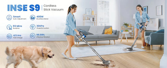 Stick Cordless Vacuum Cleaner for Hardwood Floor Pet Hair Home & Car