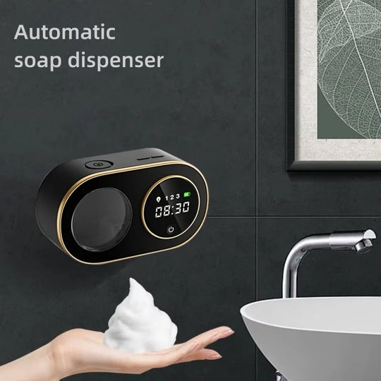 Sarmocare Smart Foaming Soap Dispenser - Touchless, LED Screen, 320ml, 3000mAh, USB-C
