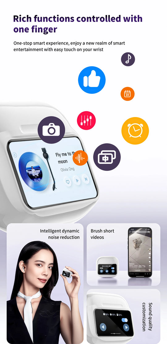 Wireless Earbuds - Active Noise Cancelling Sports Gaming Headphones