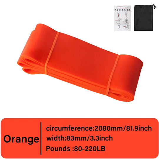 Heavy Duty Latex Resistance Band Exercise Elastic Band For Sport  Strength Pull Up Assist Band Workout Pilates Fitness Equipment