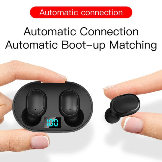 TWS Bluetooth Earbuds - Wireless Noise Cancelling Earphones with HD Microphone