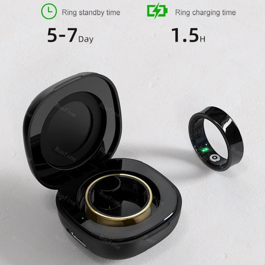 Smart Ring Fitness Tracker - Waterproof Health Monitor