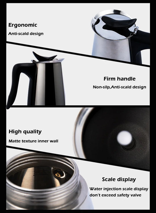 Espresso Coffee Maker Italian Cuban Classic Coffee Pot