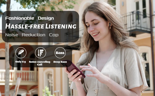 Wireless Earbuds Bluetooth 5.3 - 4 ENC Mics, 36H Playtime & LED Display