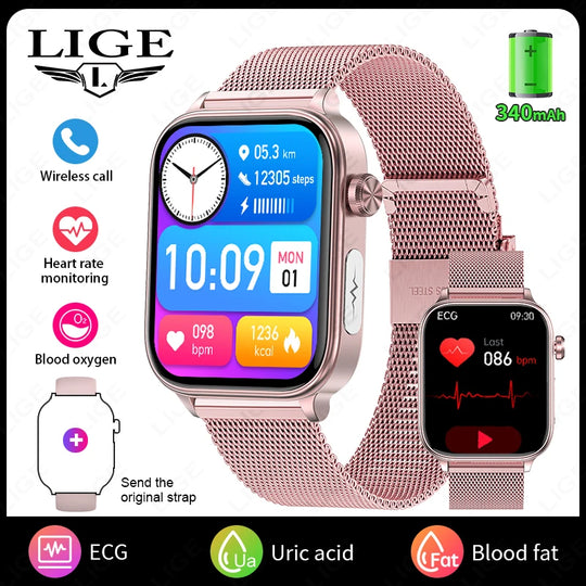 Smart Watch for Women - Heart Rate Health Tracker Menstrual Monitor