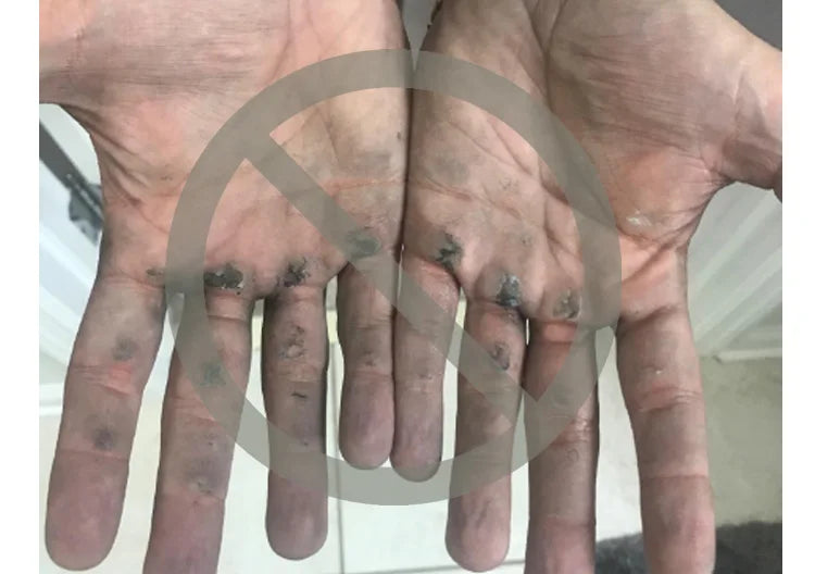 Carbon Gymnastics Hand Grips Weightlifting Workout Gym Gloves Palm Protection for Kettlebell Pull Up Gymnastic Crossfit Grip