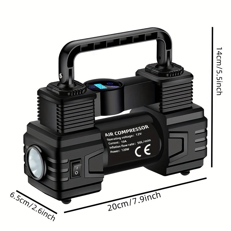 Car mounted air pump, small inflation pump,