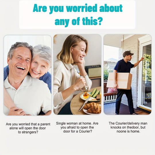 Smart WiFi Doorbell Camera with Built-in Battery