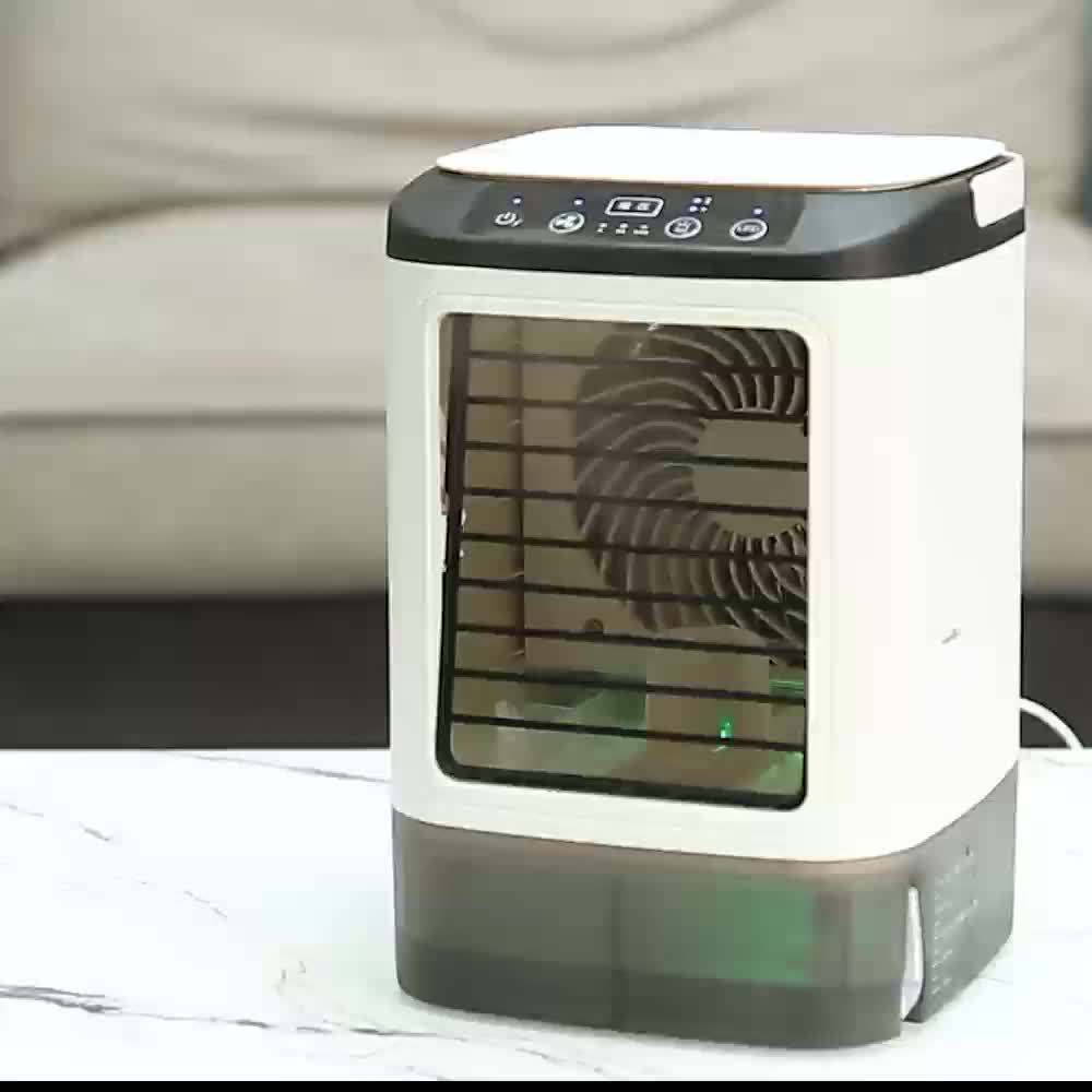 Portable Mini Air Conditioner - USB Water Cooling Fan with Humidifier for Home & Camping