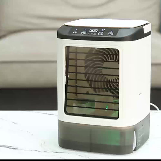 Portable Mini Air Conditioner - USB Water Cooling Fan with Humidifier for Home & Camping