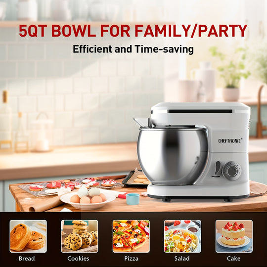 Electric Stand Mixer 4.2L - Professional Chef Machine for Baking & Cooking