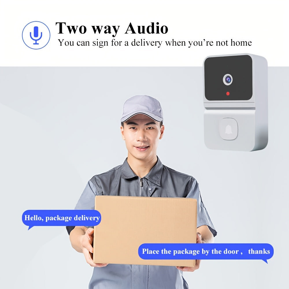 Smart WiFi Doorbell Camera with Built-in Battery