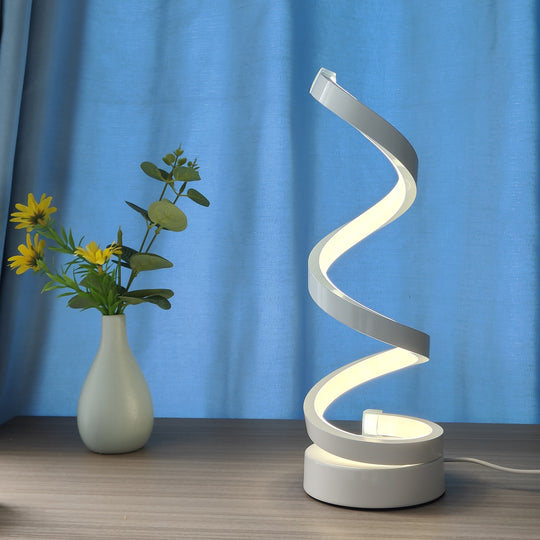 Spiral LED Table Lamp