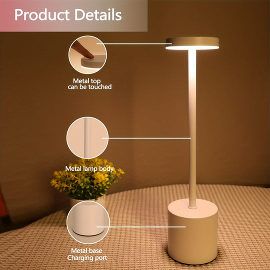 Modern LED Desk Lamp with Touch Control