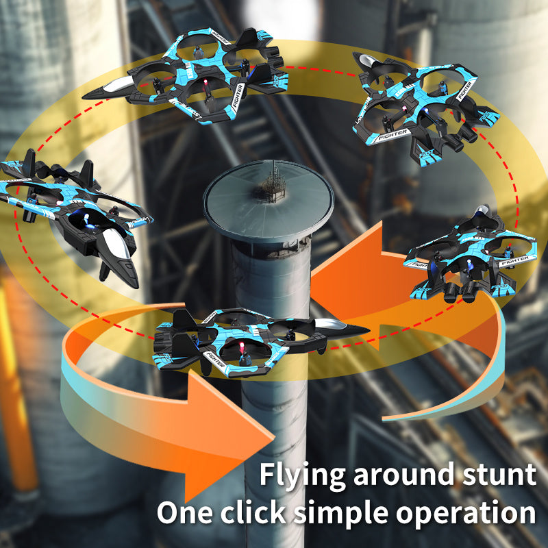 RC Stunt Drone - 360° Flip Quadcopter with LED Lights & Altitude Hold