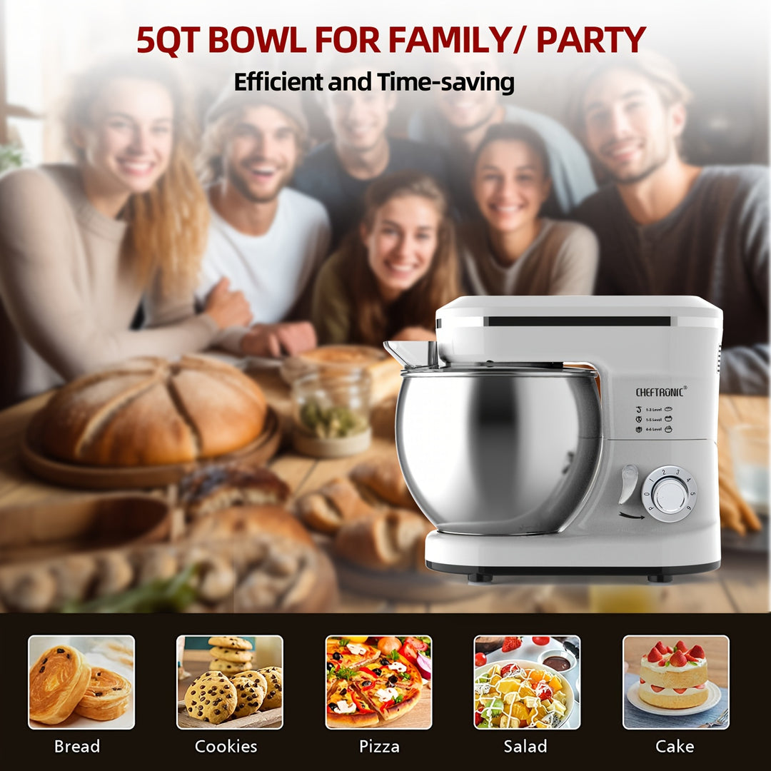 Electric Stand Mixer 4.2L - Professional Chef Machine for Baking & Cooking
