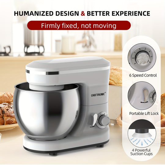 Electric Stand Mixer 4.2L - Professional Chef Machine for Baking & Cooking