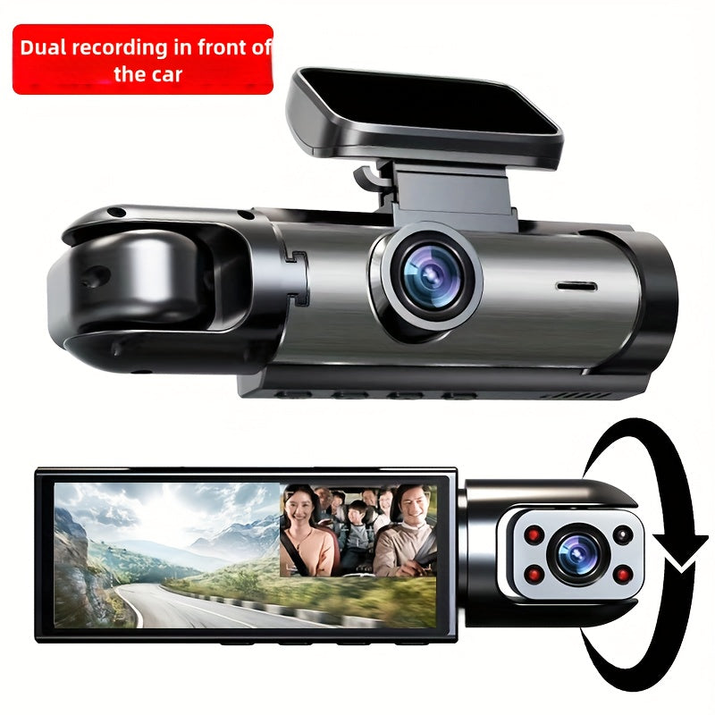 Dash Cam - Dual Camera 1080P with Night Vision, G-Sensor & Loop Recording