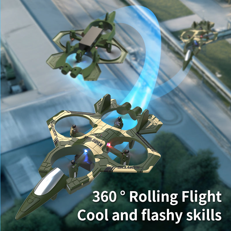 RC Stunt Drone - 360° Flip Quadcopter with LED Lights & Altitude Hold