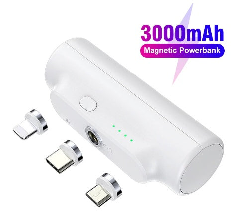 Magnetic Power Bank 3000 MAh Is Suitable